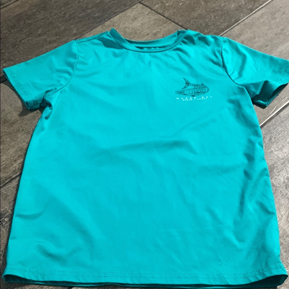 Kids Dri-Fit Teal Graphic T-Shirt
